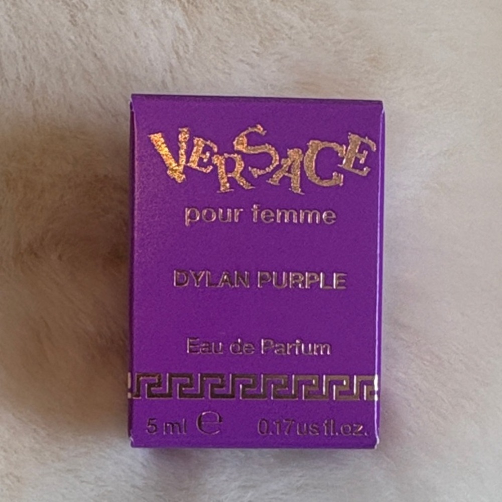 Mini Versace Dylan Purple Women's Fragrance — Purple with Gold Accents
